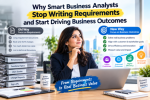 Why Smart Business Analysts Stop Writing Requirements and Start Driving Business Outcomes