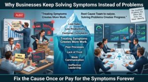 Why Businesses Keep Solving Symptoms Instead of Problems (And Paying for It Twice)