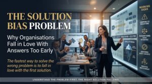 The Solution Bias Problem: Why Organisations Fall in Love With Answers Too Early